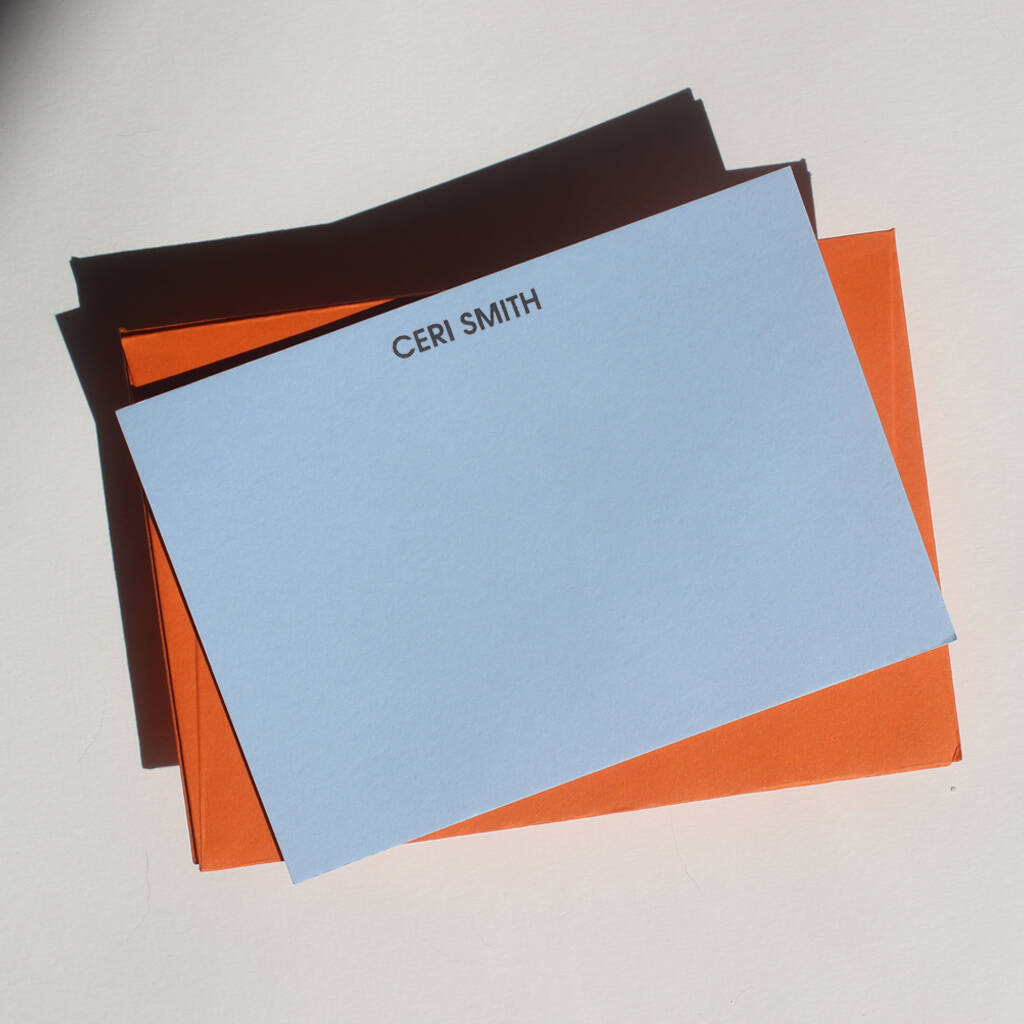 Personalised Note Cards