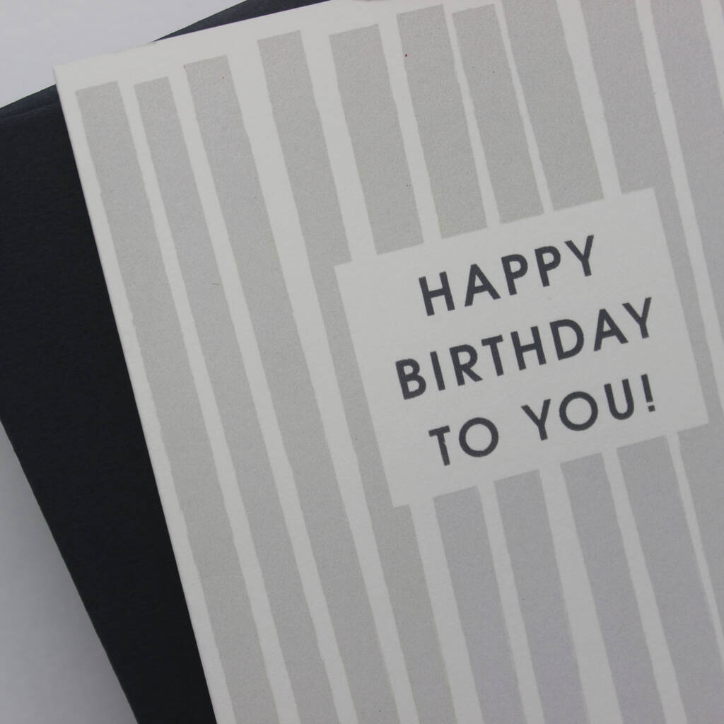Happy Birthday To You Card