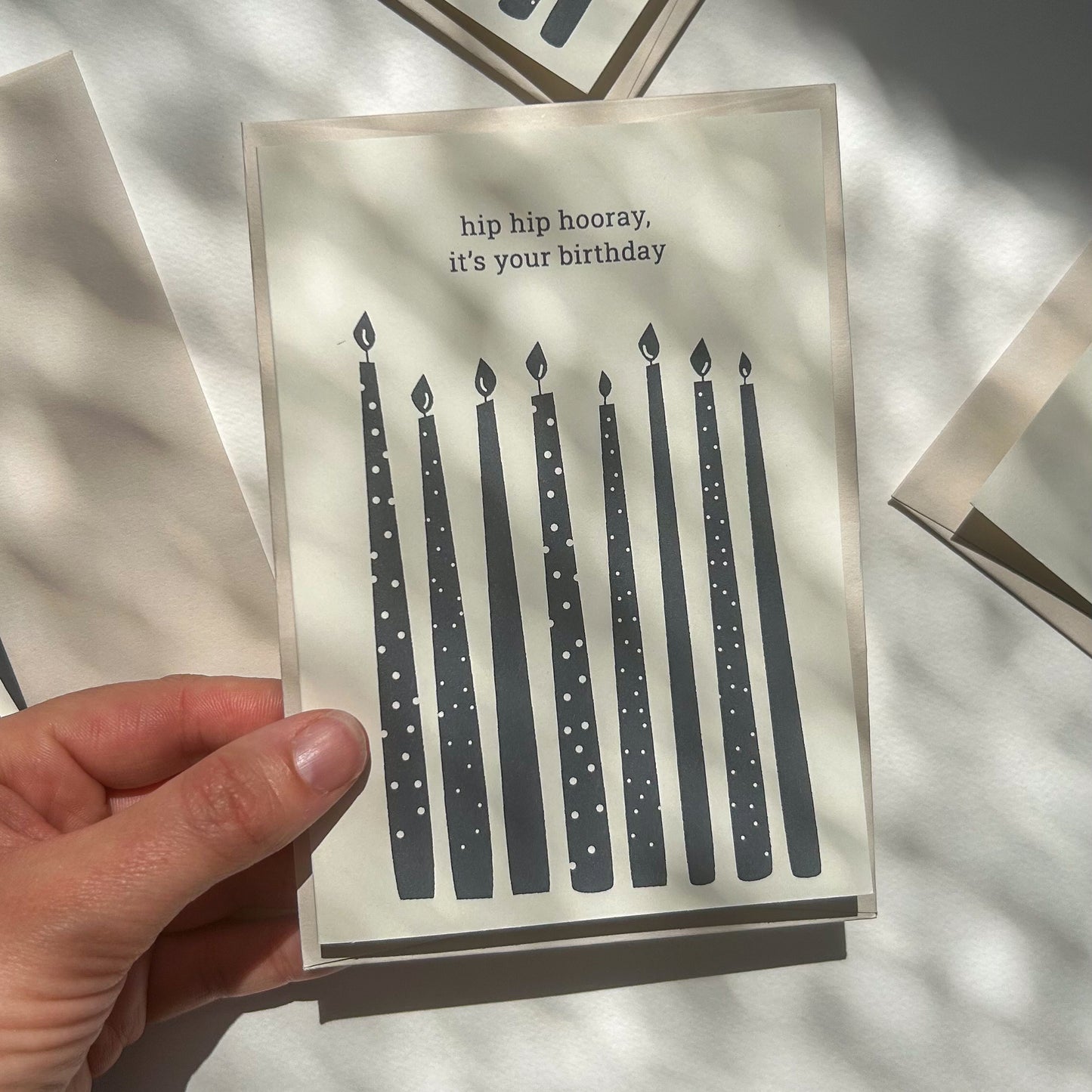 Hip Hip Hooray, Happy Birthday card