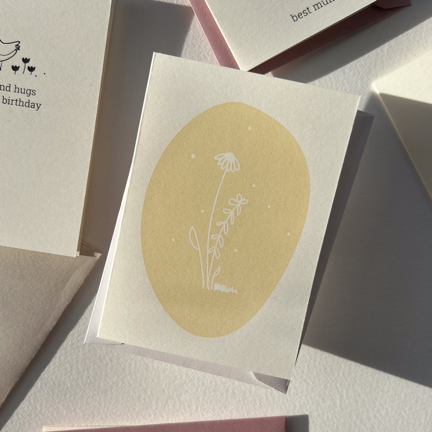 Hand Screen Printed Greeting Card For Any Occasion