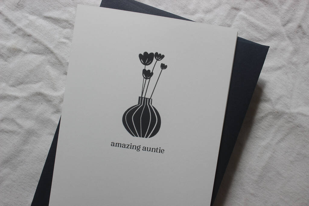 Amazing Auntie Birthday Card