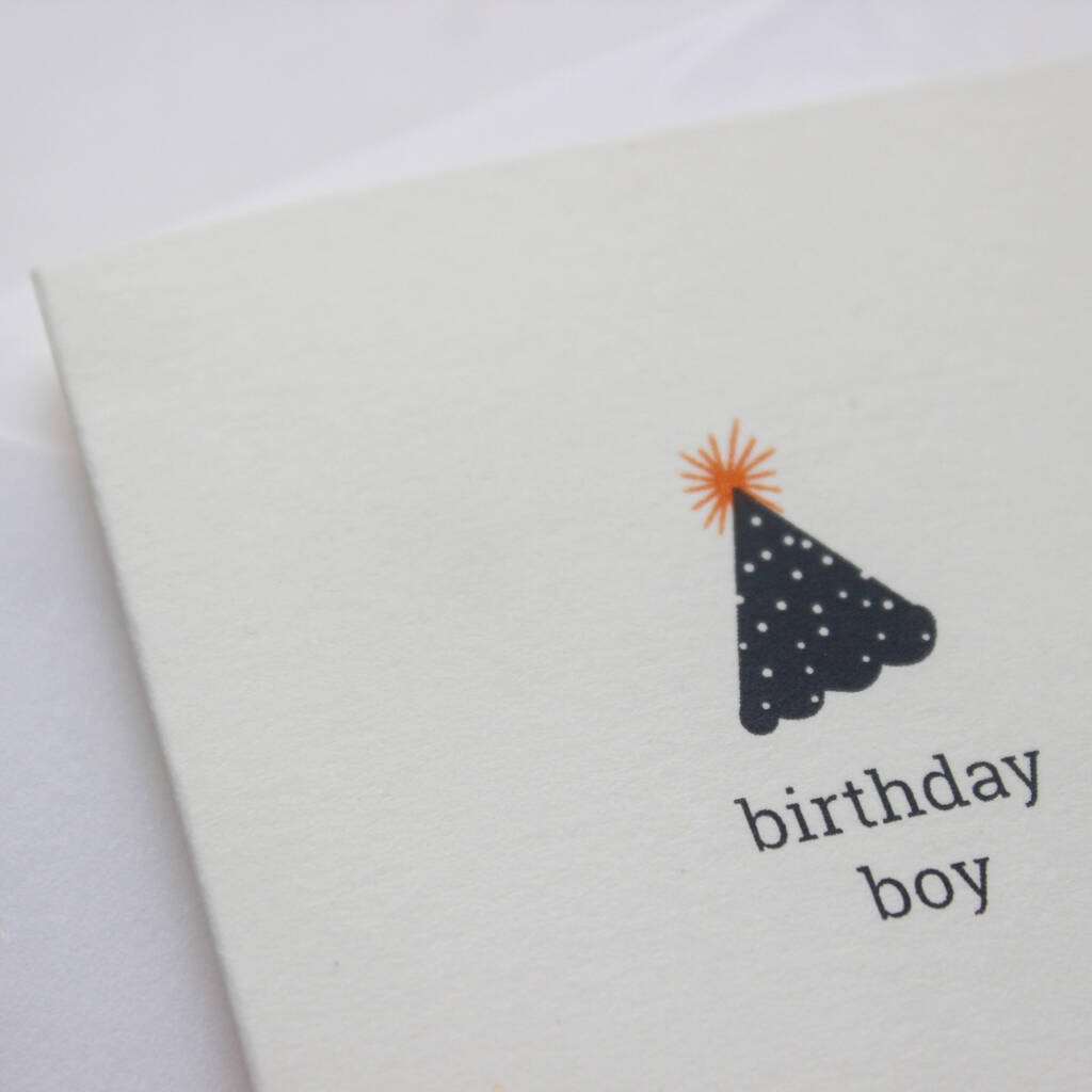 Birthday boy card