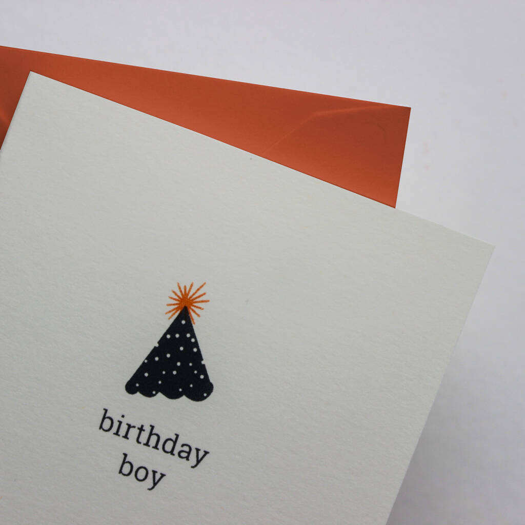 Birthday boy card