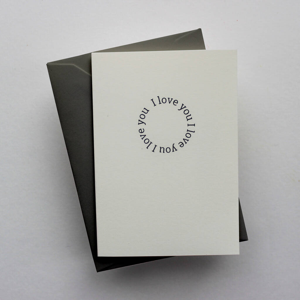 I love you card