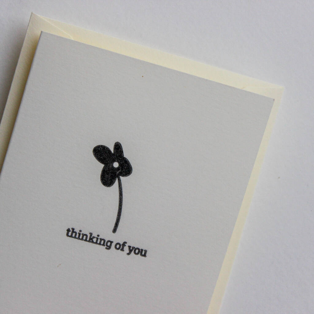 Thinking Of You Sympathy Card