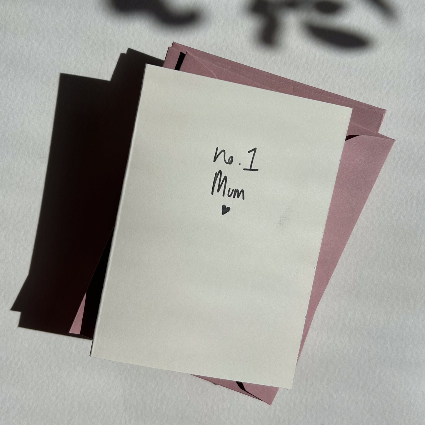 No.One Mum Card