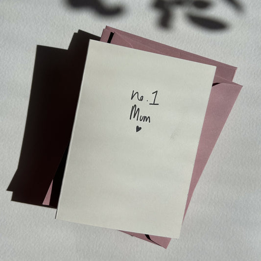 No.One Mum Card