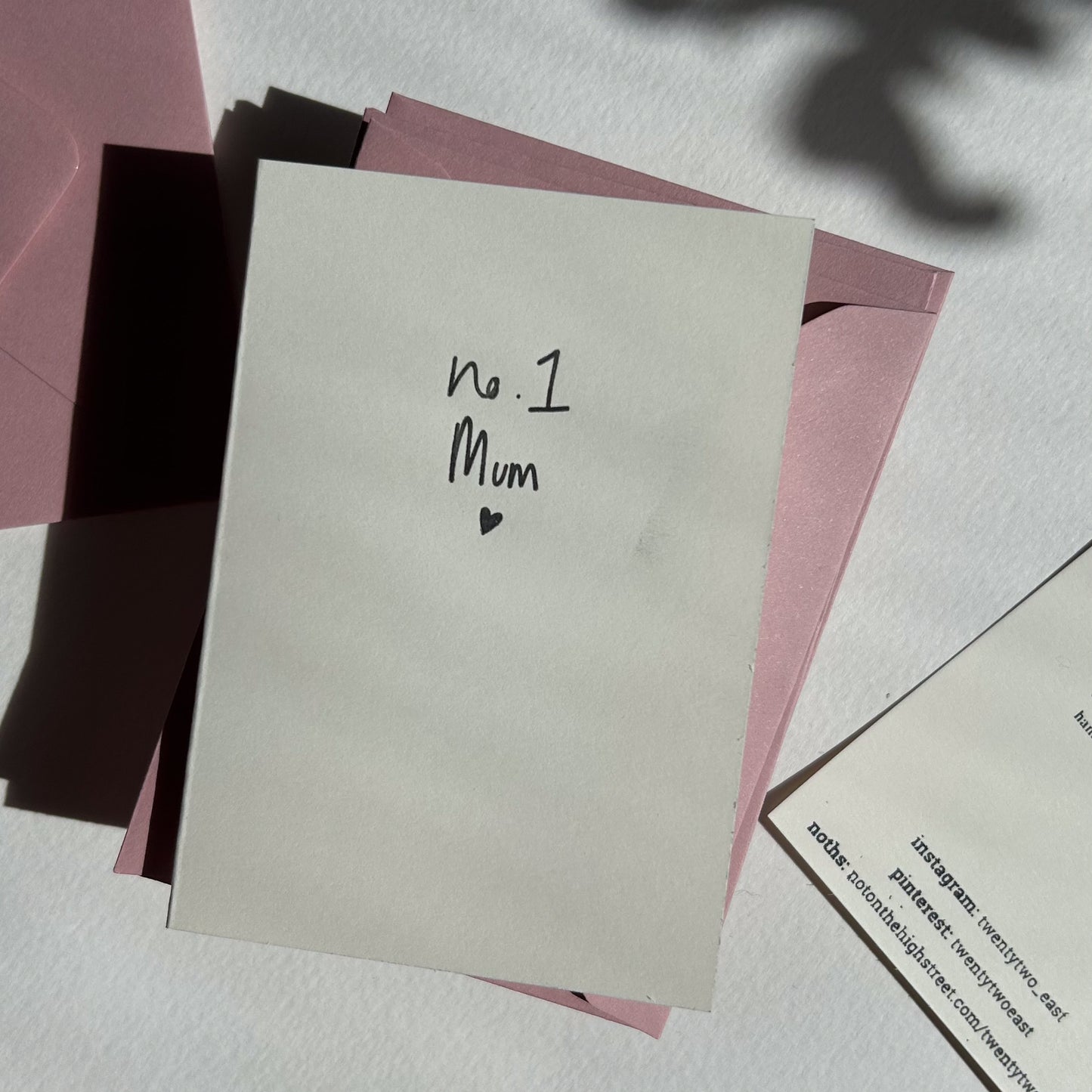 No.One Mum Card