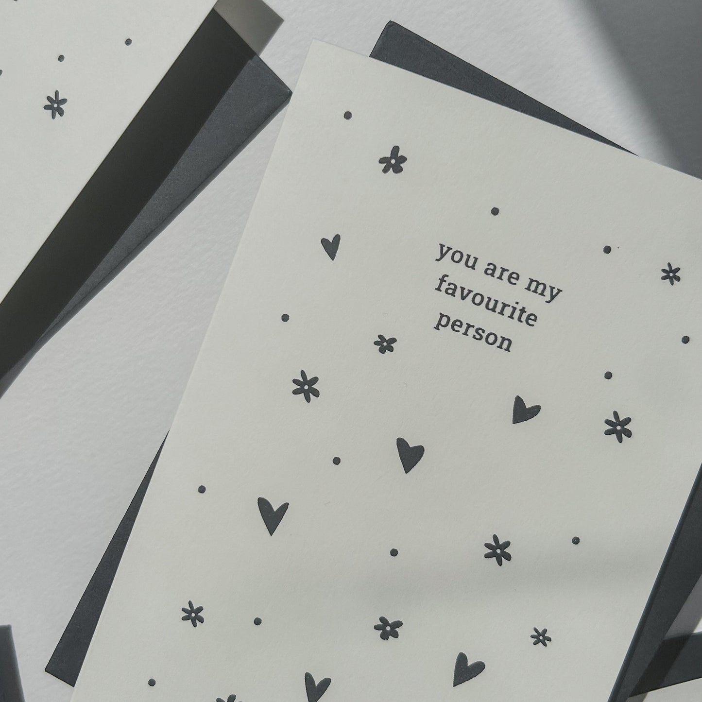 You are my favourite person card
