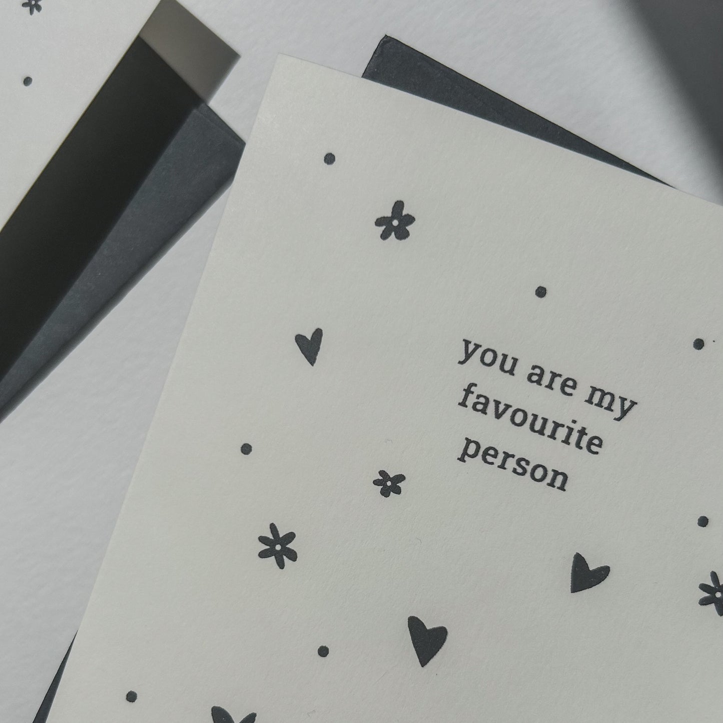 You are my favourite person card