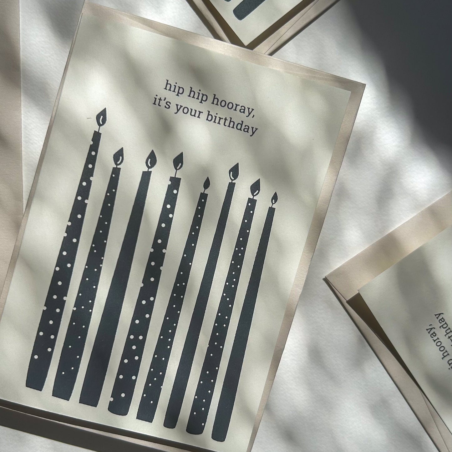 Hip Hip Hooray, Happy Birthday card