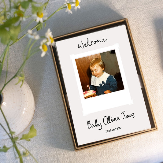 Personalised New Baby announcement cards