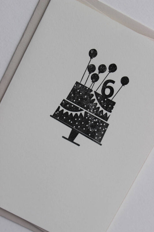 6th Birthday Card