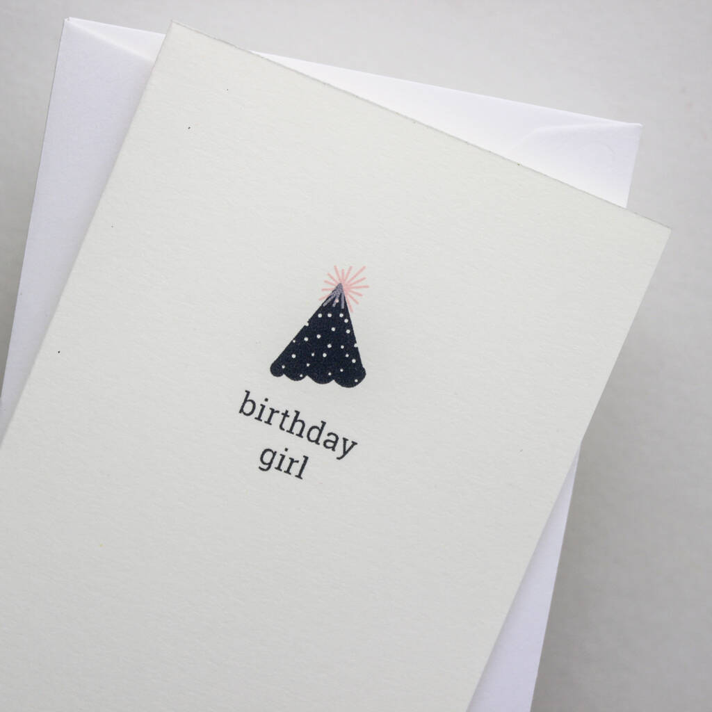 Birthday girl card