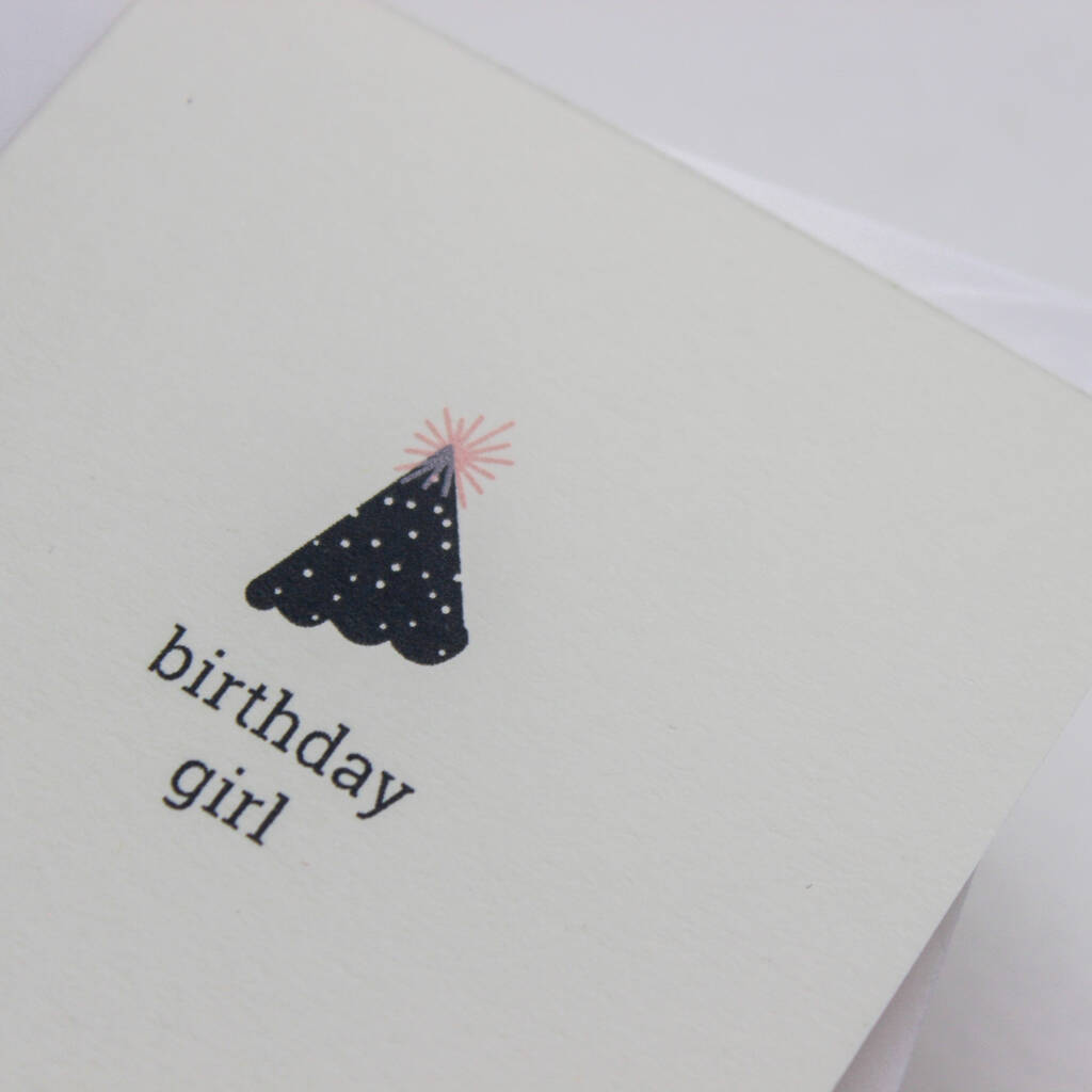 Birthday girl card