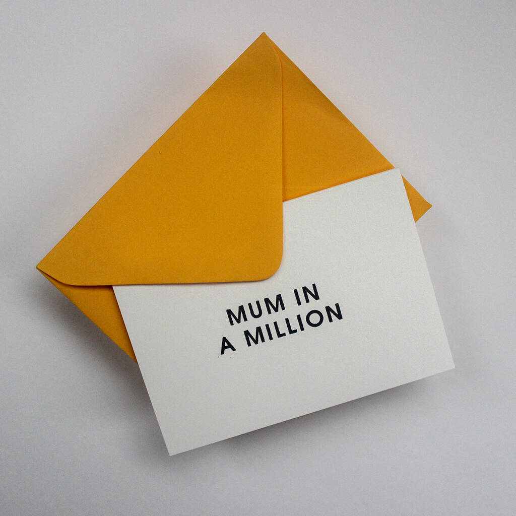 mum in a million card