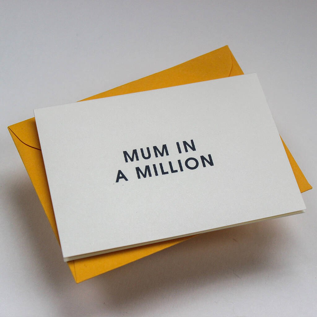 mum in a million card