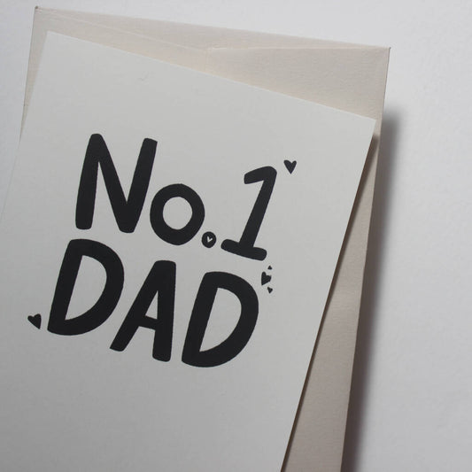 No.One Dad Card