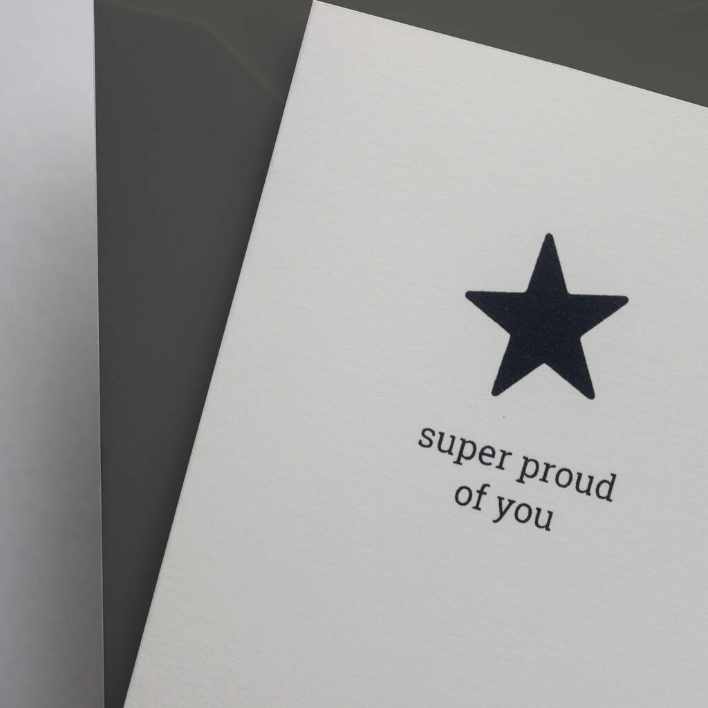 Super proud of you card
